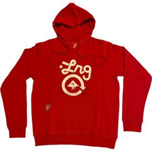 LRG Core Collection One Pullover Hoodie Men's Sweatshirt - Red [S]